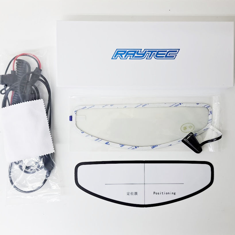 [ dealer ENYA]RAYTEC electric heating shield heat ray shield full-face type heat ray goggle snowmobile studded snow tire [ immediately shipping / free shipping ]