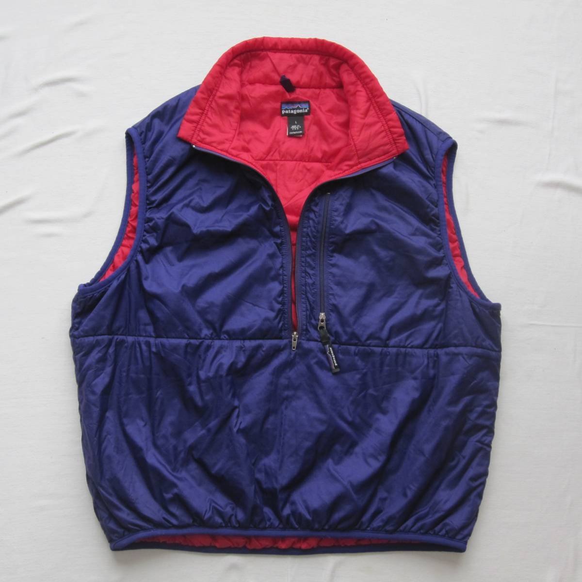 ☆'98 パタゴニア パフボール ベスト（L）紫×赤/ 1998年 / patagonia puffball / 90s / vintage mars / ダスパーカ_画像2