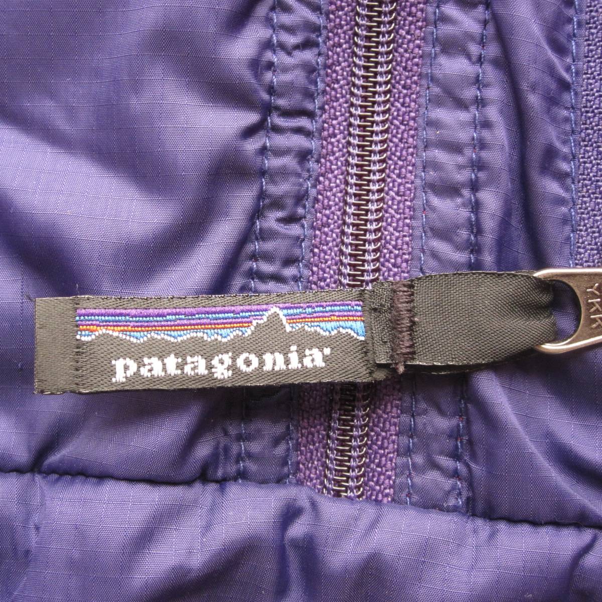 ☆'98 パタゴニア パフボール ベスト（L）紫×赤/ 1998年 / patagonia puffball / 90s / vintage mars / ダスパーカ_画像8