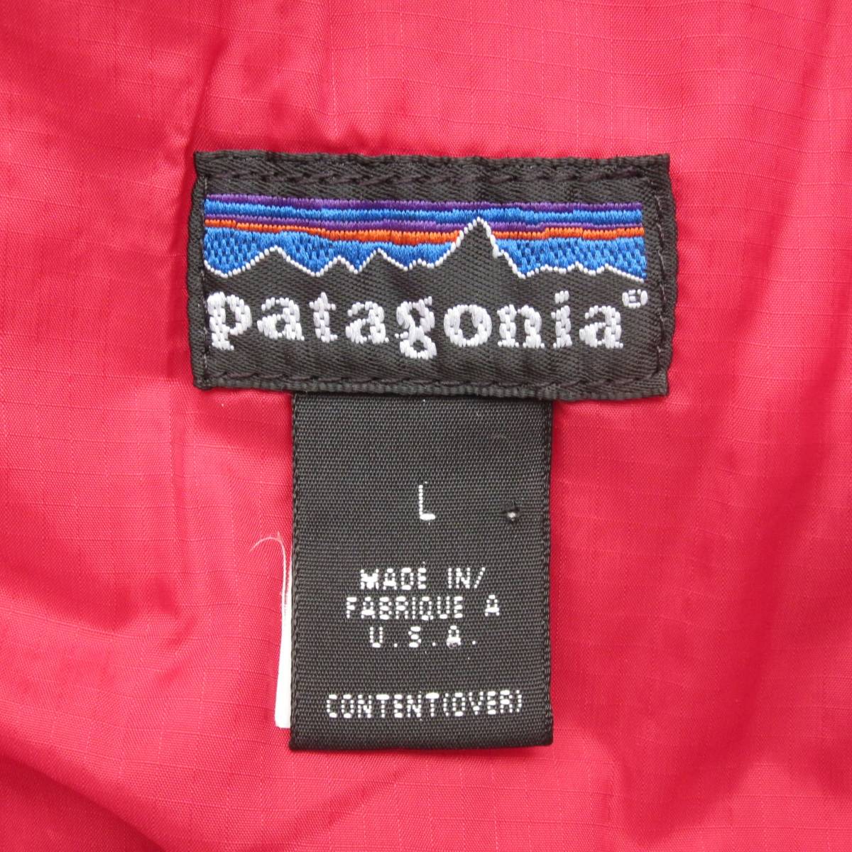 ☆'98 パタゴニア パフボール ベスト（L）紫×赤/ 1998年 / patagonia puffball / 90s / vintage mars / ダスパーカ_画像4