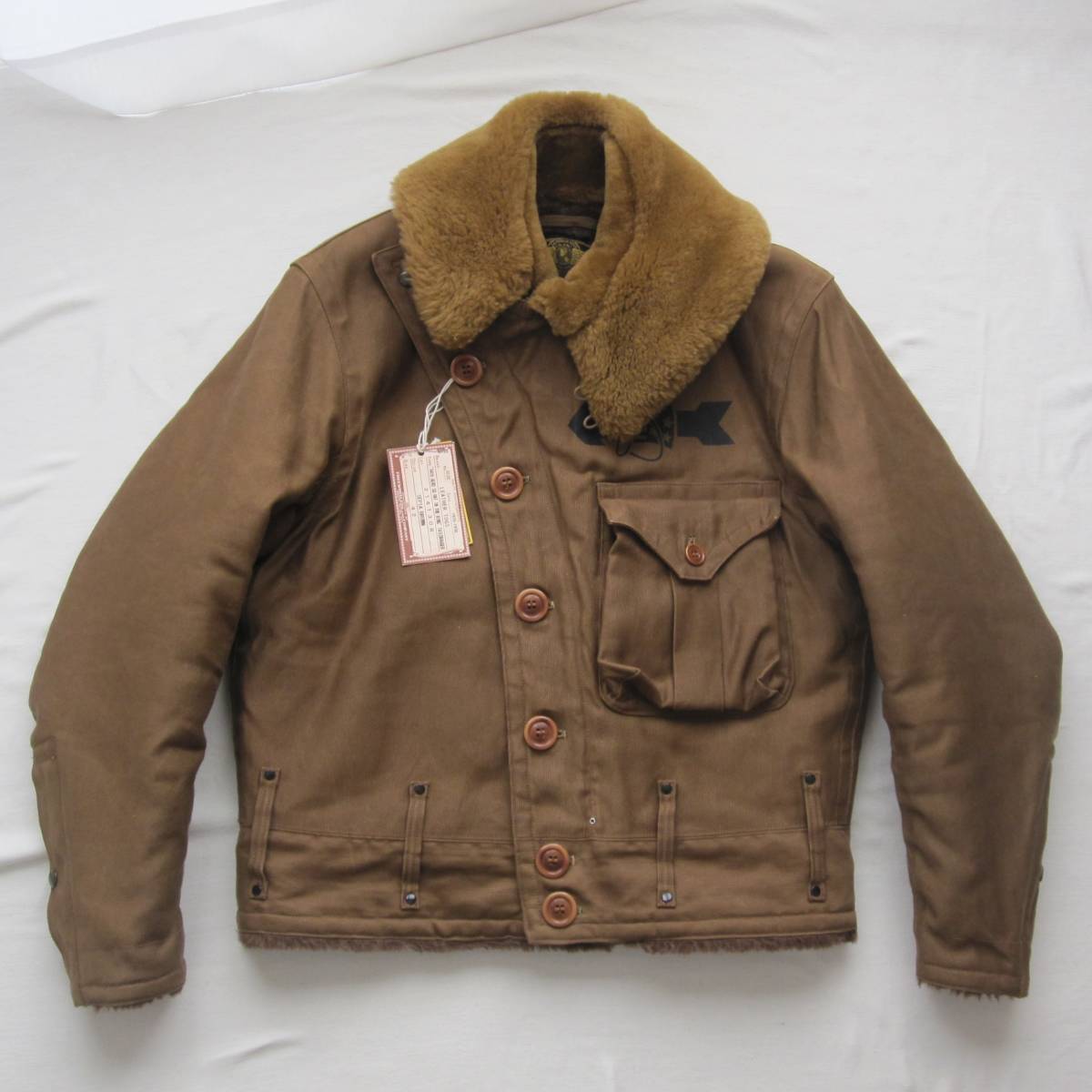 ☆ フリーホイーラーズ “TAILDRAGGER” WINTER FLYING JACKET (42) カスタム / ウィンターフライングジャケット / N-1 B-10 B-15_画像1