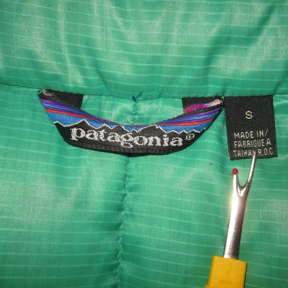 ☆80s パタゴニア ダウンジャケット（S）三角タグ / patagonia / パフボール / グリセード / vintage mars / ダスパーカ_画像3