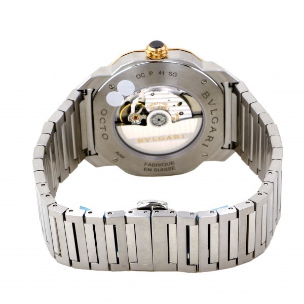 ブルガリ BVLGARI オクト ローマ 103210 OC41PC11SSD グレー文字盤 新品 腕時計 メンズ_画像4