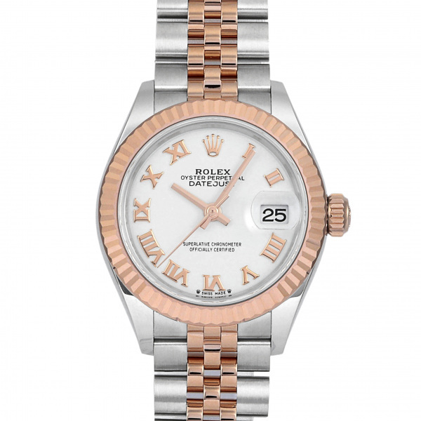 ロレックス ROLEX デイトジャスト 28 279171 ホワイトローマ文字盤 新品 腕時計 レディース