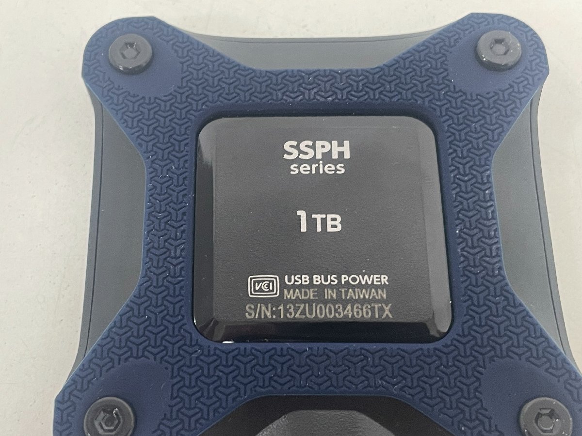 ♪（株）アイ・オー・データ機器　ポータブルSSD　SSPH-UA1NB　１TB　中古　初期化済み_画像5