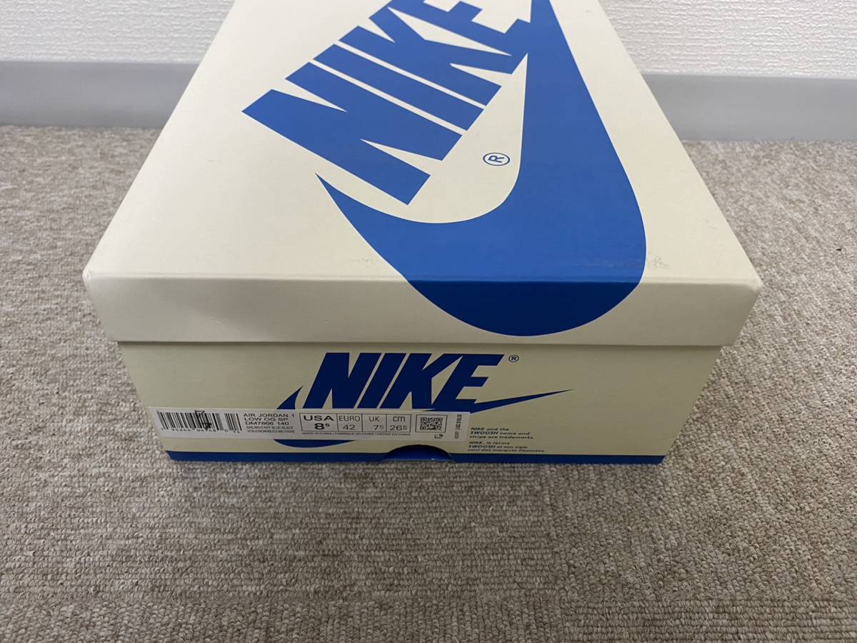 【MC2636TF】1円～ NIKE TRAVIS SCOTT × FRAGMENT × AIR JORDAN 1 LOW DM7866-140 トラヴィス NIKE ナイキ ジョーダン 26.5cm 中古品_画像10