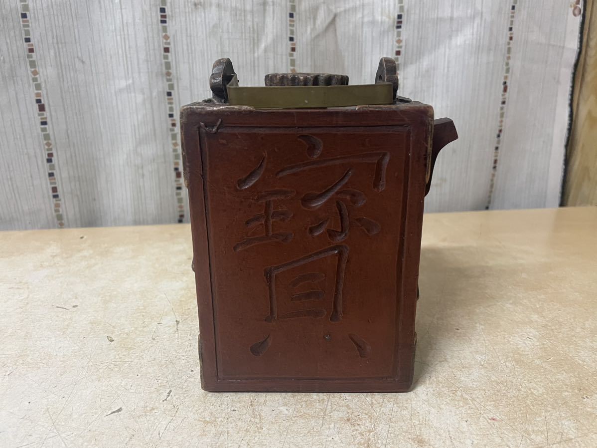 6zt2103 中国 時大彬製 紫砂壷 茶器 古玩 時代物 骨董品 _画像3