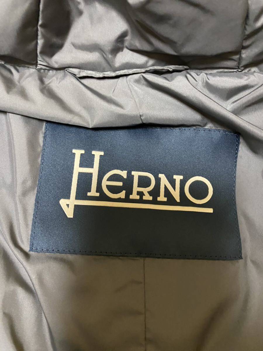 HERNO ヘルノ　POLAR TECH 4ポケットフードダウンジャケット　サイズ50 ダークグレー_画像6