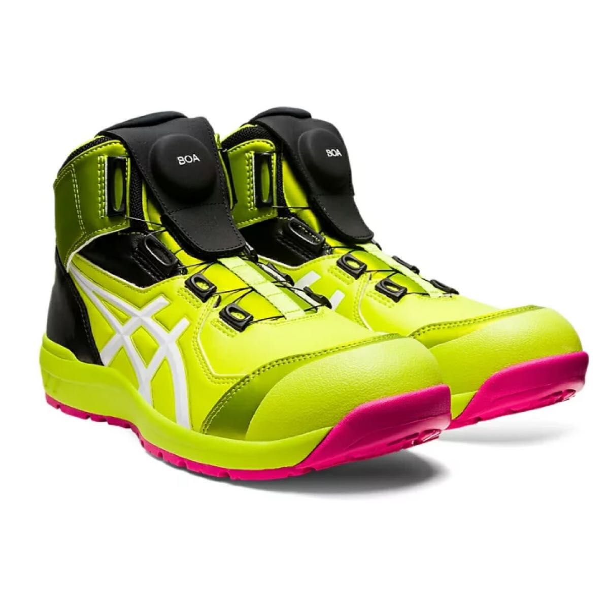 新品未使用 asics 安全靴 CP304 Boa 限定色 ネオンライム 新品未使用 asics 安全靴 CP304 Boa 限定色 ネオンライム