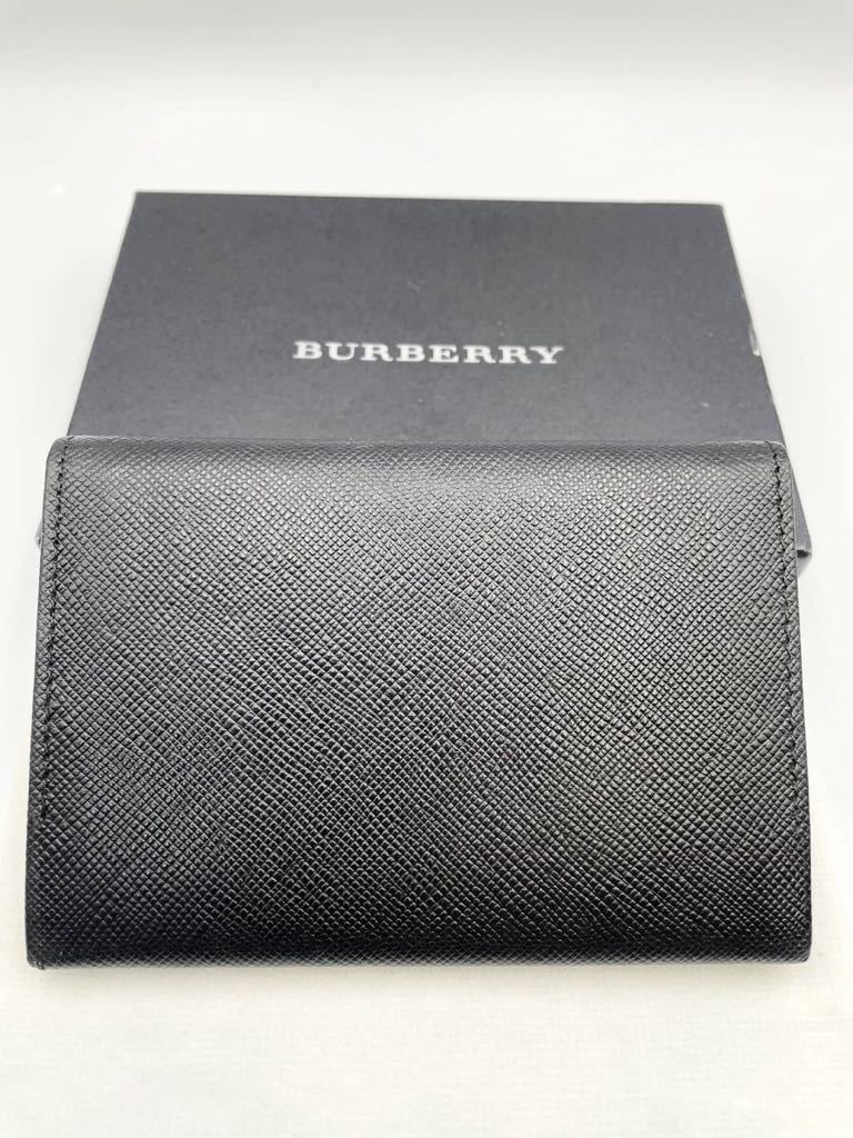  не использовался товар Burberry футляр для визитных карточек черный мужской женский футляр для карточек чехол для проездного билета чехол для пропуска кожа 