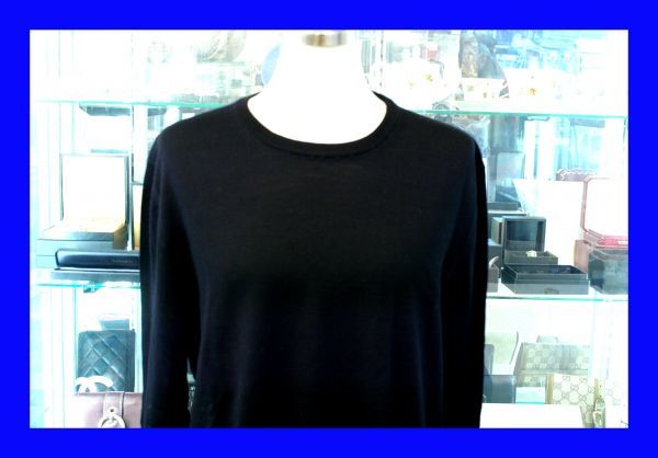 ○ Новый Gucci Gucci Sherry Line Мужский вязаный свитер M Black J0064