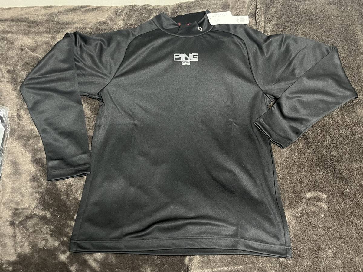 値下げ！【PING】ピンゴルフ モックシャツ 品番621-2269907 サイズ３L 同一モデル2枚セット 新品未使用