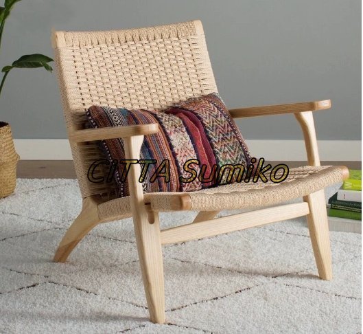 美品 高級感満載！ 高級家具アームチェア 木製 北欧 おしゃれ 人気 おすすめ ブランド 椅子 カジュアル ナチュラル 背もたれ ローチェア