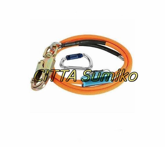 実用品 安全ロープ ランヤード ワークポジショニングロープハーネス安全帯 ツリークライミング 伐採 安全ロープ フリップラインキット_画像1