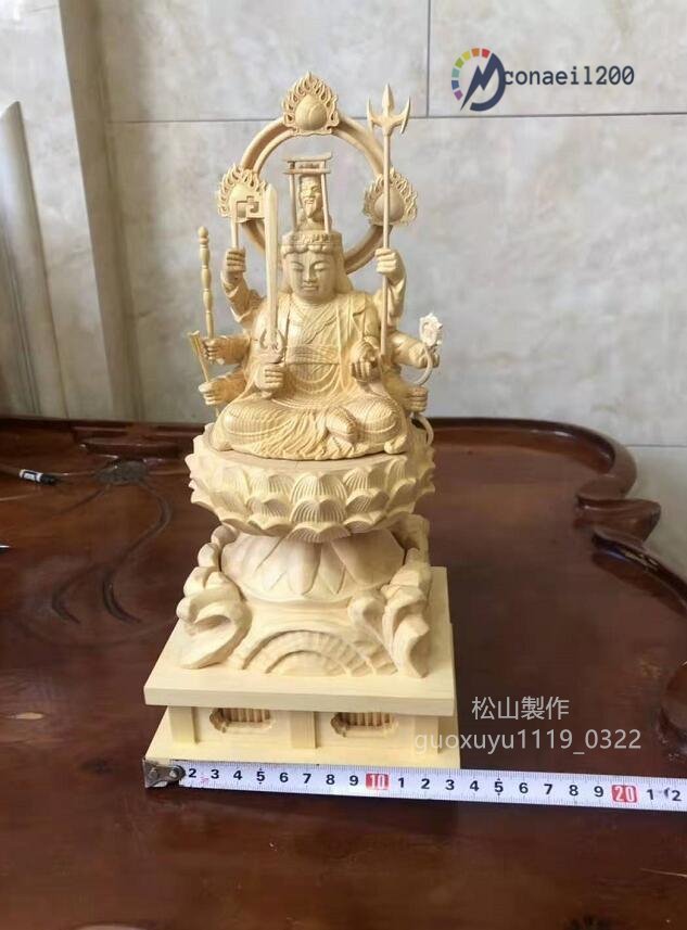 最新作 総檜材 木彫仏像 仏教美術 精密細工 仏師手仕上げ品 五大 最新作 総檜材 木彫仏像 仏教美術 精密細工 仏師手仕上げ品 五大