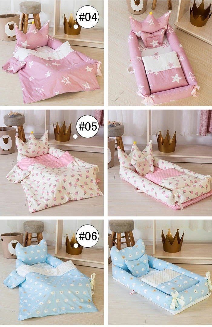  crib newborn baby sheet attaching pillow attaching bed in bed crib .... return . prevention baby portable celebration of a birth * many сolor selection /1 point 