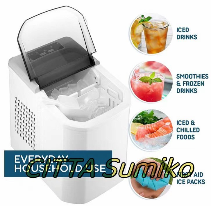 新入荷 店長特選 110V家庭用コンパクト 高速製氷機家庭用商業用 パーティーギャザリング、レストラン 製氷機 F368