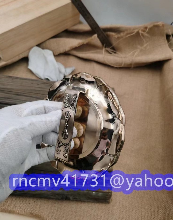 密教法具 寺院用仏具 ☆灌頂用 宝鏡 真鍮製 10x10cm 仏壇・仏具 密教法具 寺院用仏具 ☆灌頂用 宝鏡 真鍮製 10x10cm 仏壇・仏具