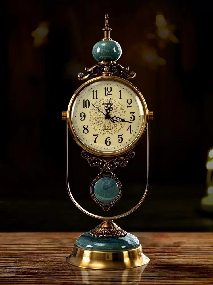 高級感溢れる★アメリカ式　復古　置時計　机の上　応接間　やや贅沢　創意　静音　置時計 置物_画像1