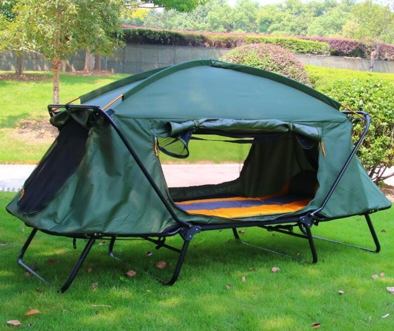 超人気 テント 防雨 オフグラウンドテント 高品質/ 湿り防止 屋外キャンプ 二重 キャンプテント ビーチ釣りテント ツーリング用