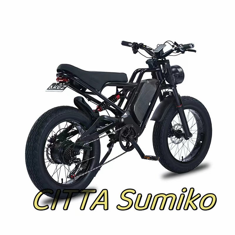 極上品 新品! 20x4.0インチ レトロな電動自転車 48v 1500w 18Ah 40-60km リチウム電池 モトクロス_画像1