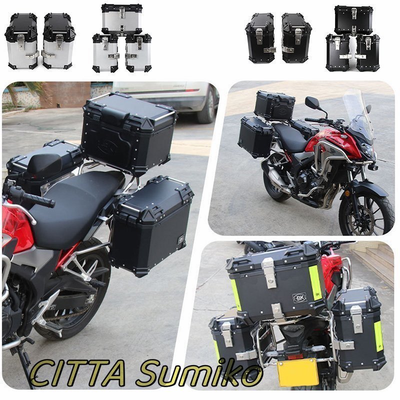 サイドボックス バイク用サイドケース 左右セット 各38L 右 サイドボックス バイク用サイドケース 左右セット 各38L 右