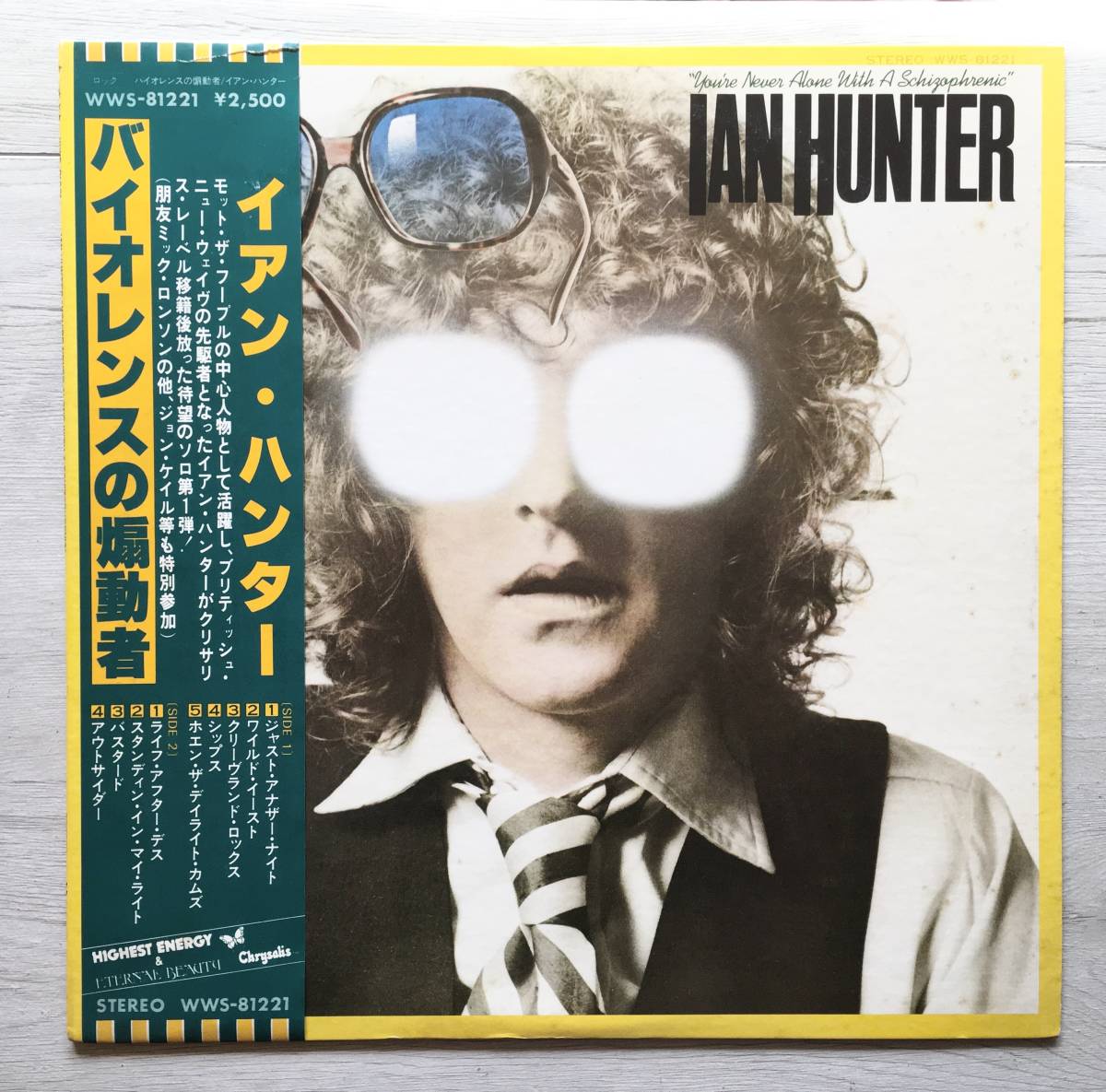 PROMO IAN HUNTER YOU'RE NOT ALONE WITH A SCHIZOPHRENIC_画像1