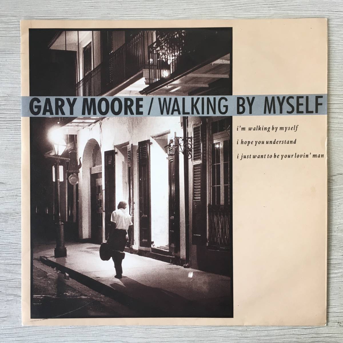 GARY MOORE WALKING BY MYSELF ドイツ盤　プロモシート_画像1