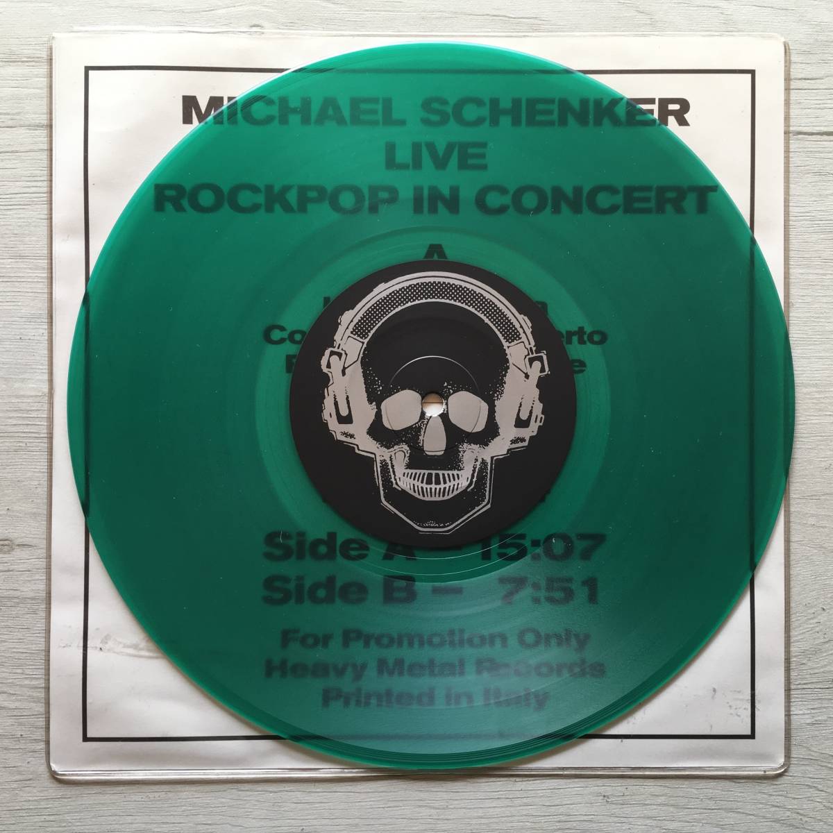 THE MICHAEL SCHENKER GROUP ROCKPOP IN CONCERT イタリア盤　_画像3