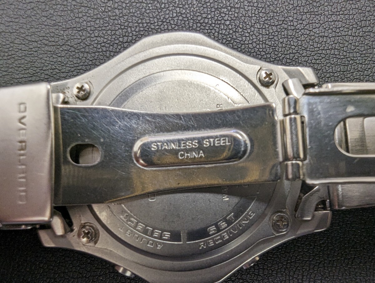 CASIO カシオ OVERLAND オーバーランド OVW-110 デイト タフソーラー 電波腕時計 稼働品 ダイバー風 ヴィンテージ アンティーク メンズ_画像7
