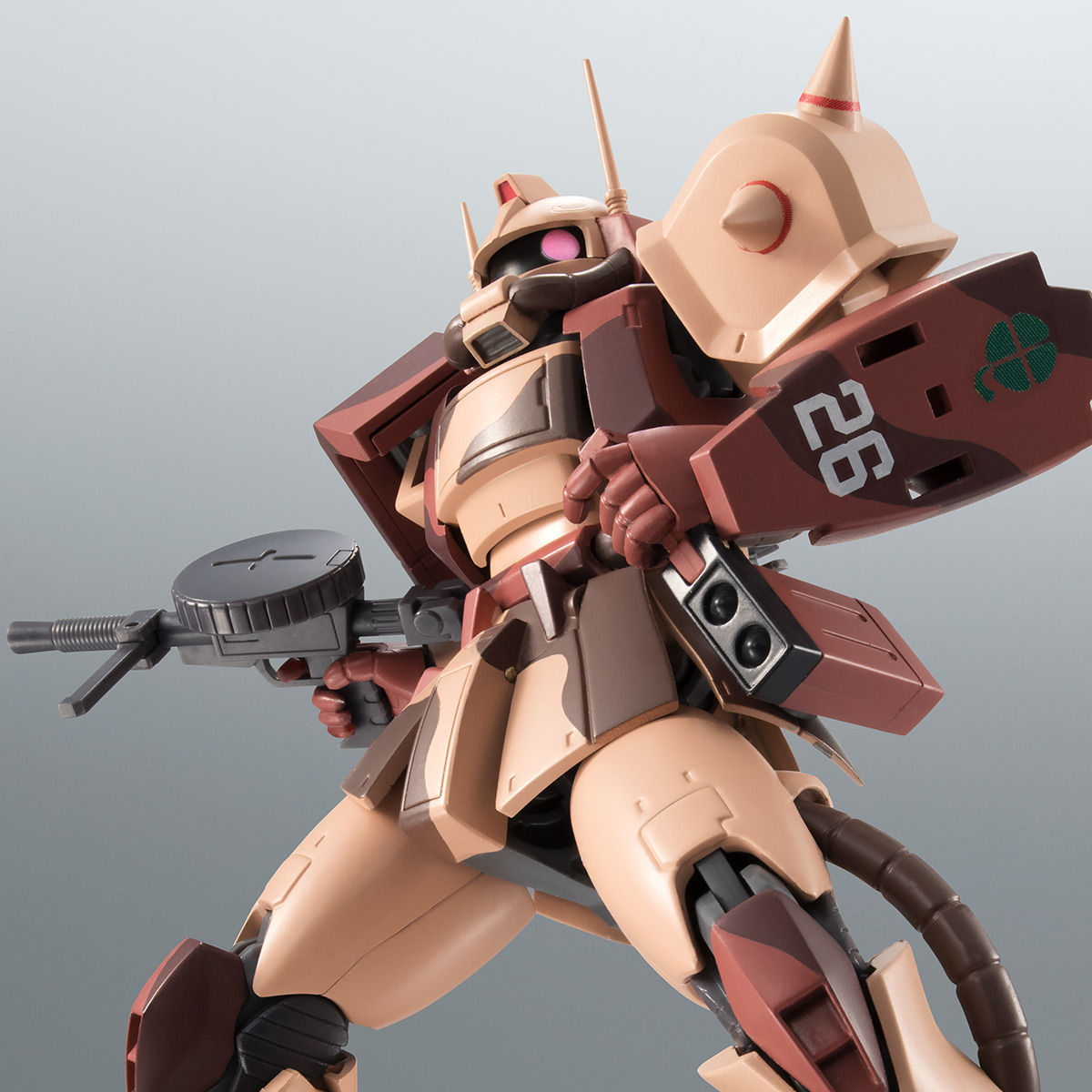 ROBOT魂 〈SIDE MS〉 MS-06D ザク・デザートタイプ カラカル隊所属機 ver. A.N.I.M.E. 輸送箱未開封 ラスト１点！『機動戦士ガンダムMSV』 _画像6