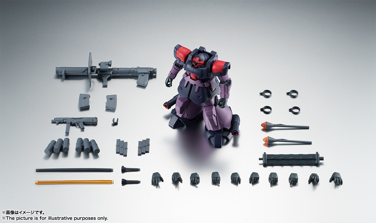 ROBOT魂 〈SIDE MS〉 MS-09F/TROP ドム・トローペン ver. A.N.I.M.E. 未開封新品『機動戦士ガンダム0083STARDUST MEMORY』[BANDAI SPIRITS]の画像10