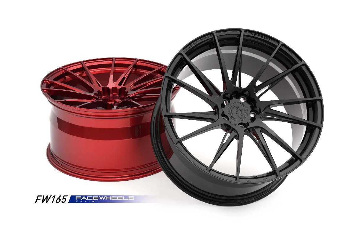 【鍛造】FACE WHEELS　FW165　FORGED 1PCホイール18インチ（フェイスホイール）_画像2