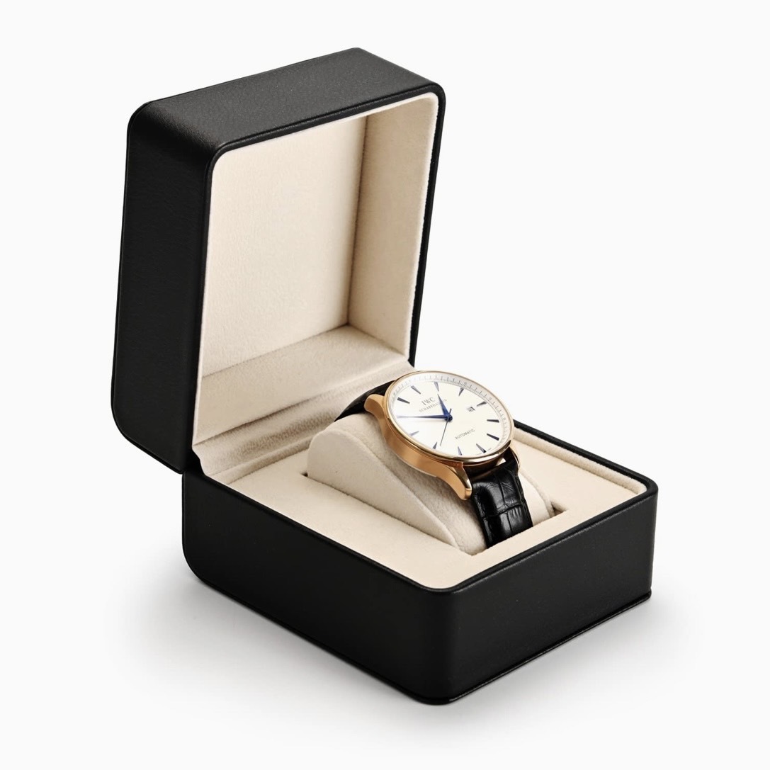 腕時計ケース ウォッチケース レザー １本用 ミニ 携帯用 時計収納ケース プレゼントなどに適当 ギフトケース H12802 (ブラック)の画像2