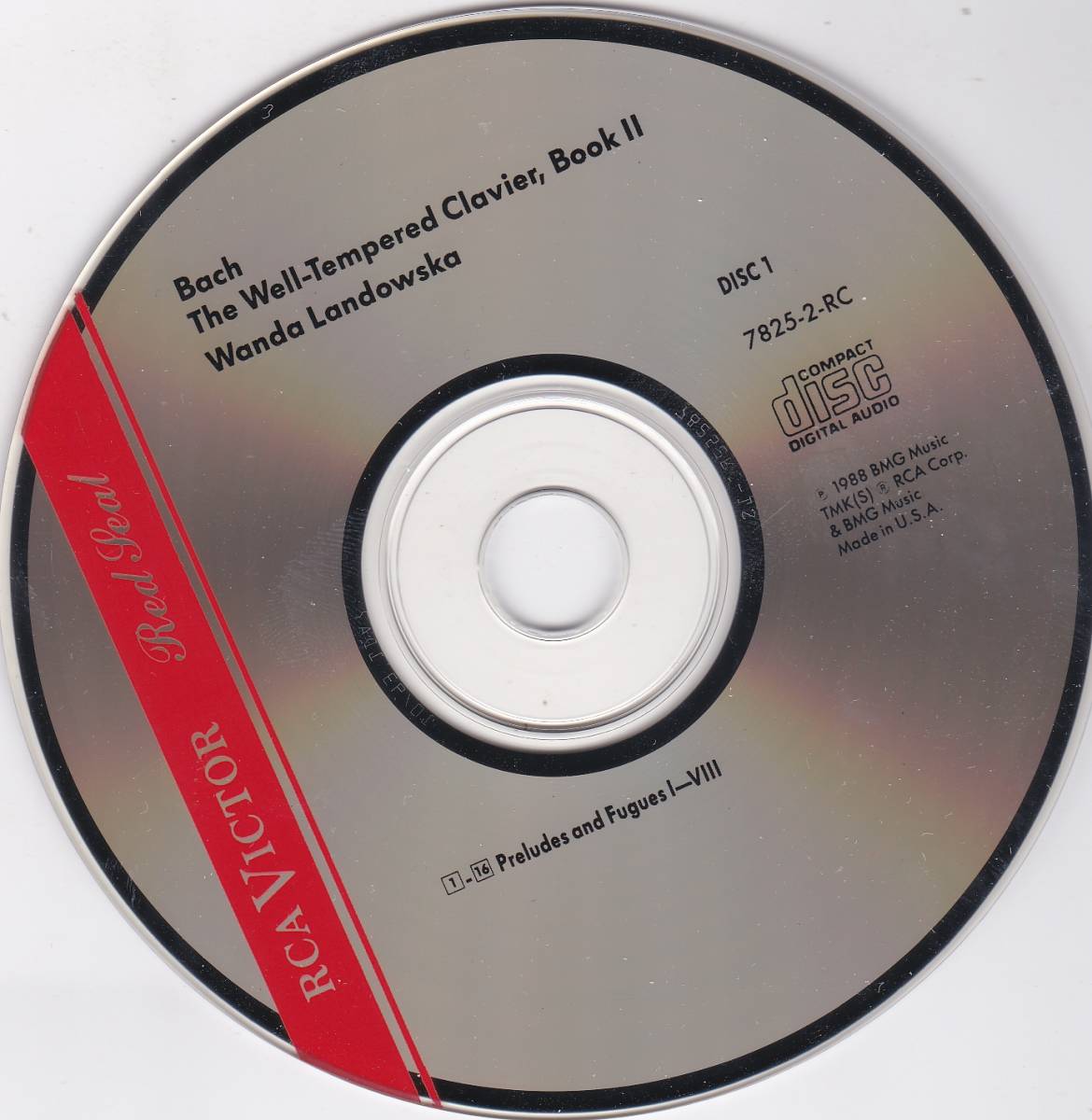 ♪RCA初期盤♪ランドフスカ　バッハ　平均律クラヴィーア曲集　２巻　３CD_画像3