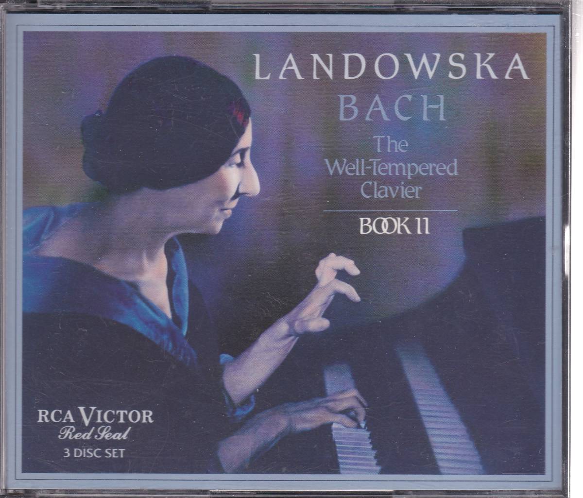 ♪RCA初期盤♪ランドフスカ　バッハ　平均律クラヴィーア曲集　２巻　３CD_画像1