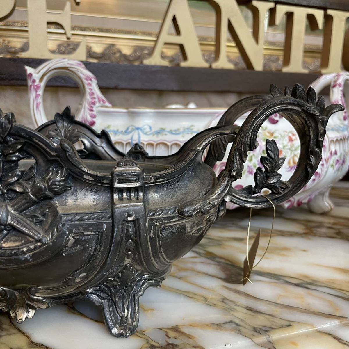 フランスアンティーク　ジャルディ二エール　アンティーク　アンティーク　花器　ルイ16世様式　ネオクラシック　ルイ16世　ロココ_画像5