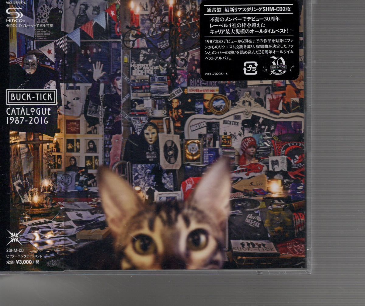 新品通常盤2CDベストアルバム BUCK-TICK [CATALOGUE 1987-2016 新品通常盤2CDベストアルバム BUCK-TICK [CATALOGUE 1987-2016