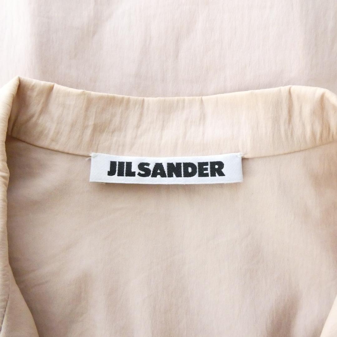 良品 JIL SANDER ジルサンダー サイズ34 テーラードジャケット シャツジャケット ストレッチあり シングル 3B ピンク_画像7