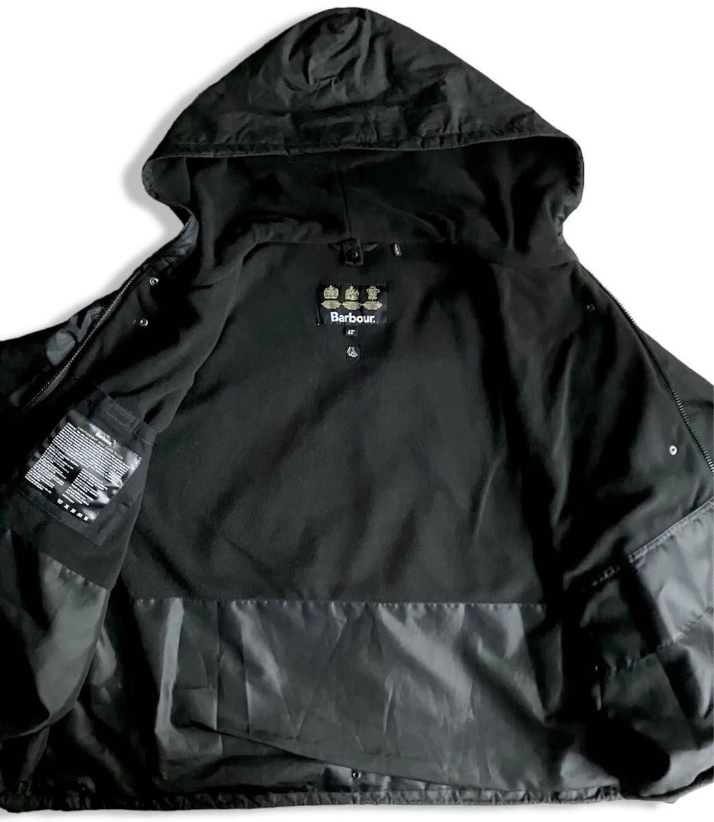 KAPTAIN SUNSHINE × Barbour Big Transporter Hoody Jacket BLACK（40）