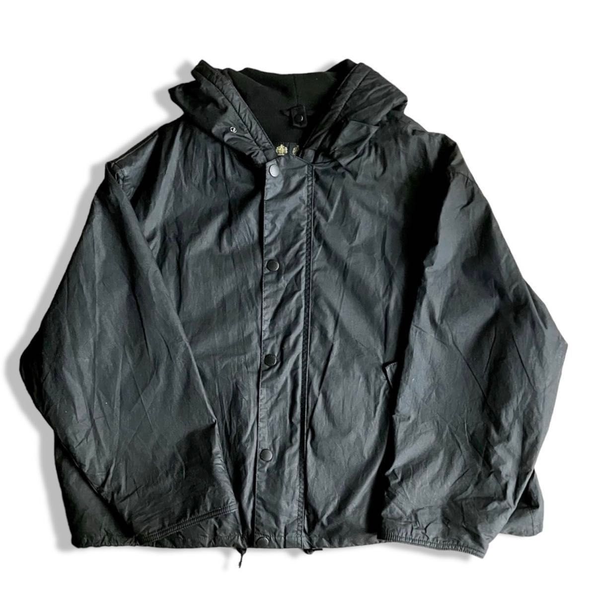 KAPTAIN SUNSHINE × Barbour Big Transporter Hoody Jacket BLACK（40）