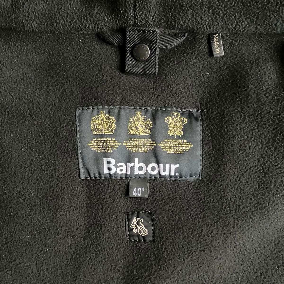 KAPTAIN SUNSHINE × Barbour Big Transporter Hoody Jacket BLACK（40）