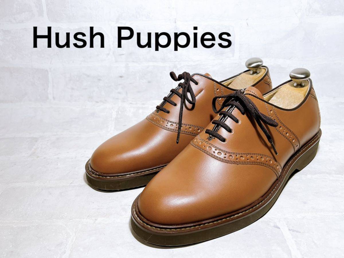 未使用】Hush Puppies ハッシュパピー 大塚製靴 上質 プレーントゥ