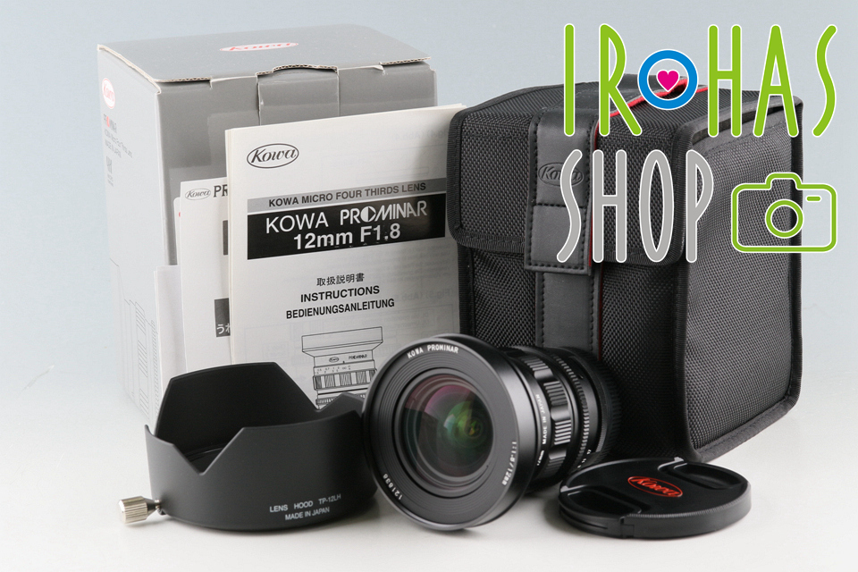 Kowa Prominar 12mm F/1.8 Black Lens for M4/3 With Box #50641L6_画像1