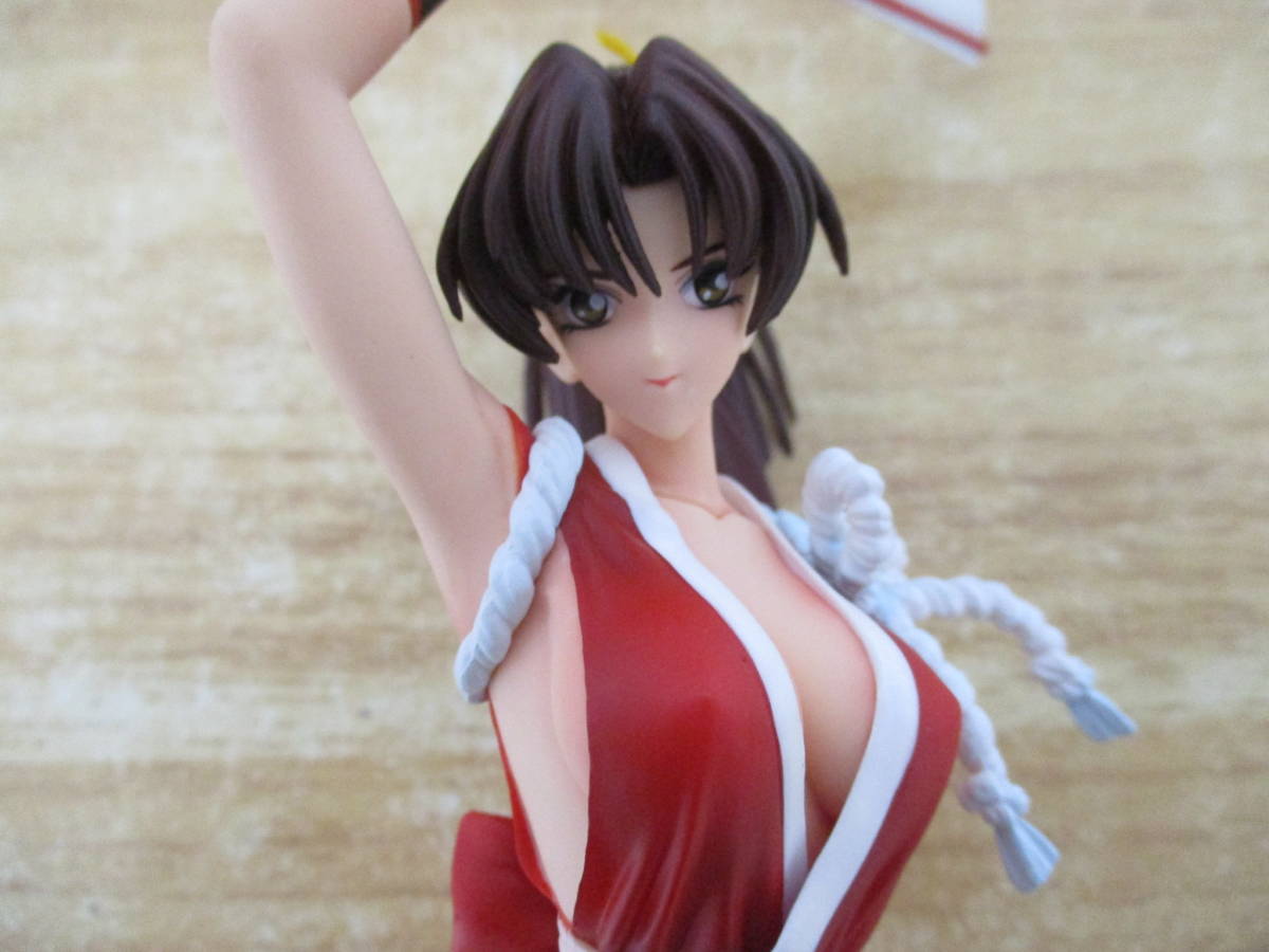 e7-4（不知火舞 餓狼伝説 1/8スケール）Mai Shiranui マックスファクトリー Max Factory 竜人 PVC塗装 フィギュア 現状渡し_画像3