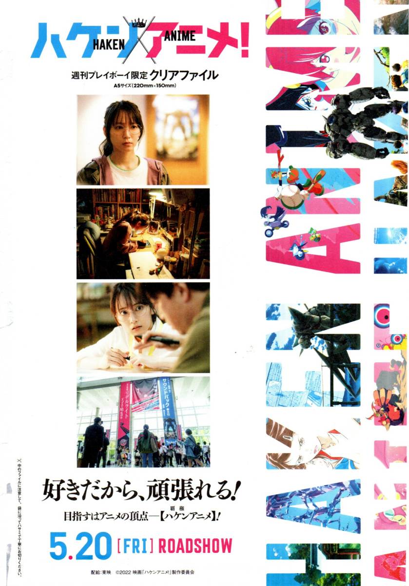 「吉岡里帆」週刊プレイボーイ限定クリアファイルの画像2