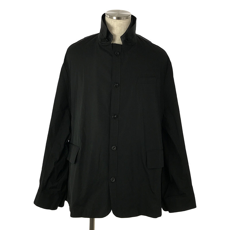 【美品】 sacai / サカイ | 2023SS | × Thomas Mason Cotton Poplin Jacket コットンポプリン ドッキング シャツ ジャケット | 2