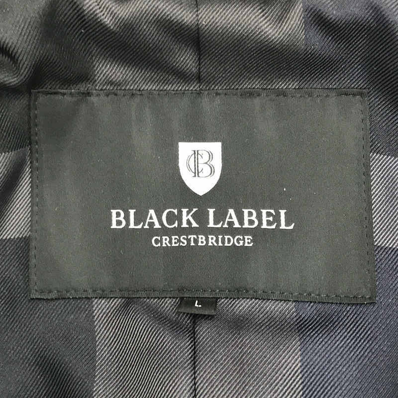 BLACK LABEL CRESTBRIDGE / ブラックレーベル・クレストブリッジ | メルトンウールコート フーディ | L | ネイビー | メンズ_画像6