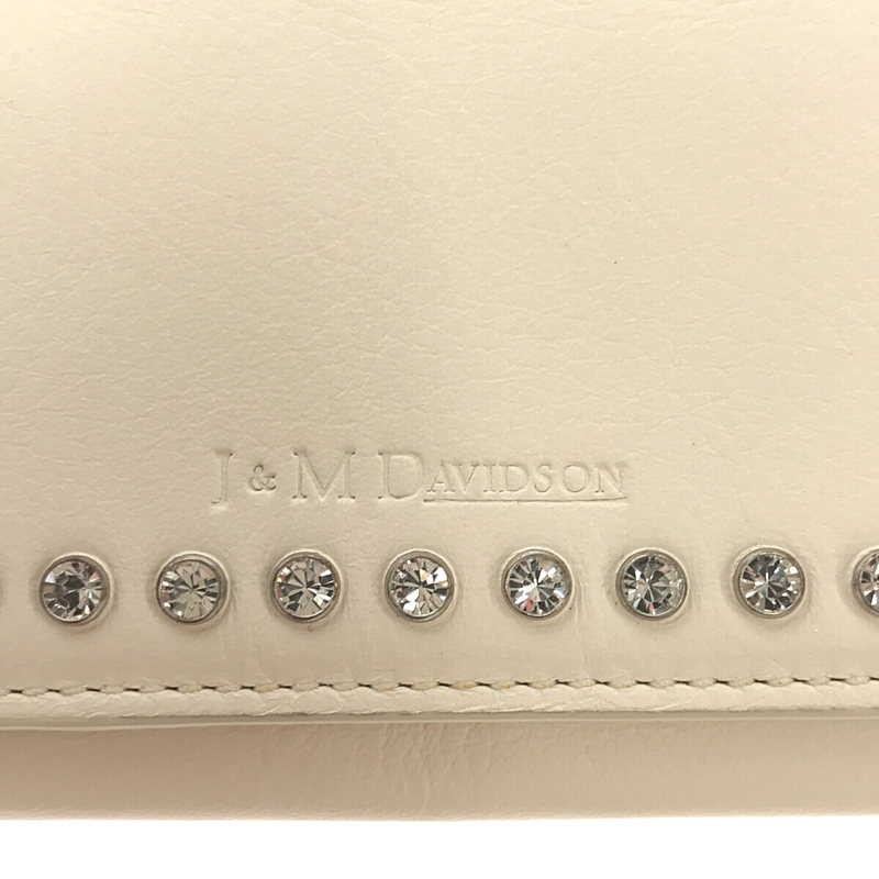 【新品】 JW Anderson / ジェイダブルアンダーソン | FOLD WALLET WITH CRYSTAL 財布 | ホワイト/シルバー | レディース_画像4