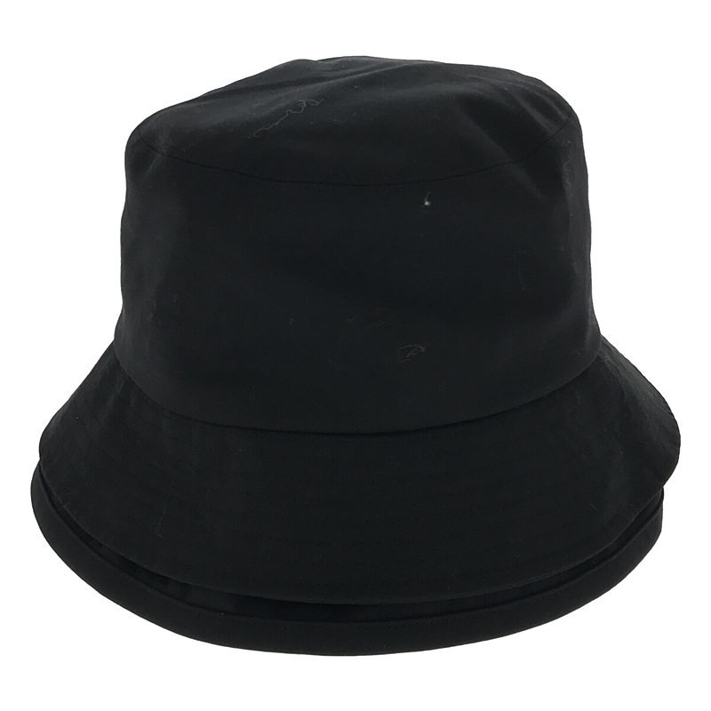 【美品】 sacai / サカイ | Double Brim Hat / Suiting / ダブルブリム バケットハット / ユニセックス | 3 | ブラック | メンズ
